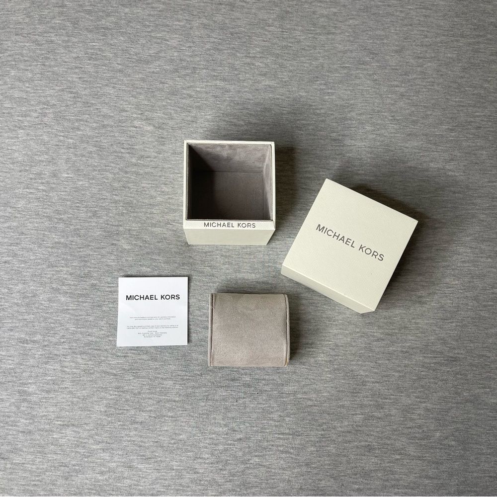 Michael Kors 3.5” x 3.5” Jewelry Watch Gift Box 3 PCS. Set
